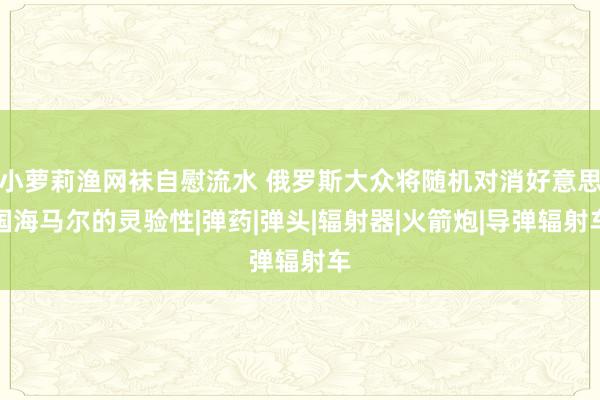 小萝莉渔网袜自慰流水 俄罗斯大众将随机对消好意思国海马尔的灵验性|弹药|弹头|辐射器|火箭炮|导弹辐射车